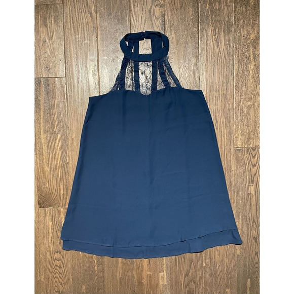 LULU’S Draper Halter A- Line Dress - Picture 1 of 6